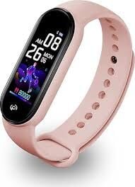 POLOSMART PSSW09 AKILLI BİLEKLİK SMART STEP PEMBE