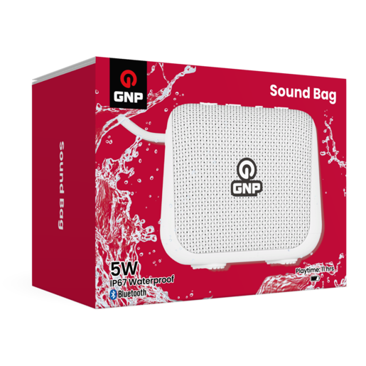 GNP SOUND BAG BLUETOOTH HOPARLOR BEYAZ