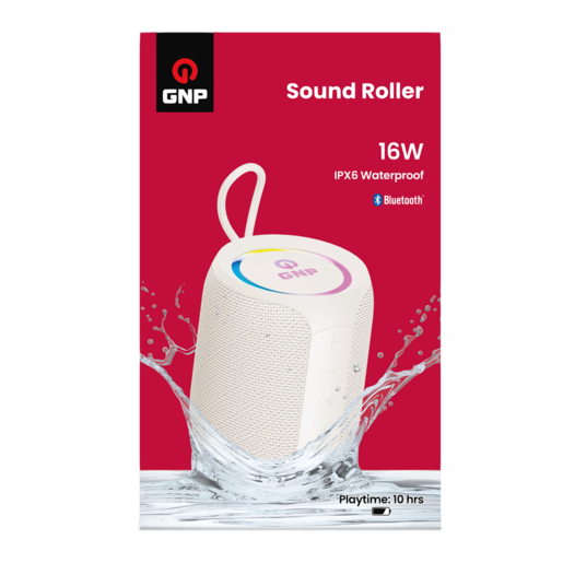 GNP SOUND ROLLER BLUETOOTH HOPARLOR BEYAZ