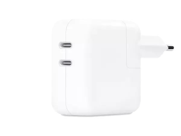 APPLE CIFT USB TYPE-C BAGLANTI NOKTALI 35W GUC ADAPTORU BEYAZ