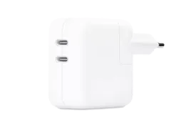 APPLE CIFT USB TYPE-C BAGLANTI NOKTALI 35W GUC ADAPTORU BEYAZ